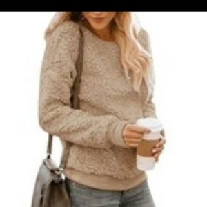 Leo Rosi Womens fitted Sherpa sweatshirt